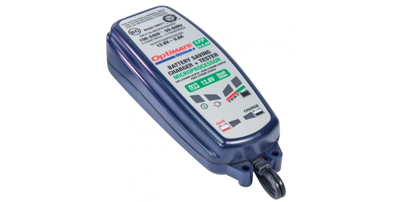 Optimate 4s 0.8A Chargeur de batterie Lithium TECMATE TM-470 12V 0.8A