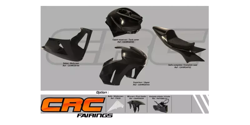 Kit Poly Carénages CRC Racing Honda CBR600RR 2013 - 2021