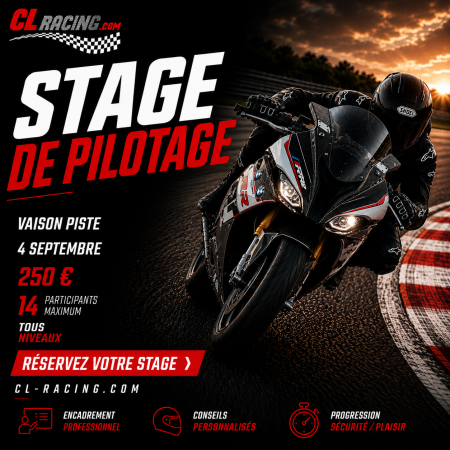 Stage Moto Vaison Piste 4 Septembre 2026
