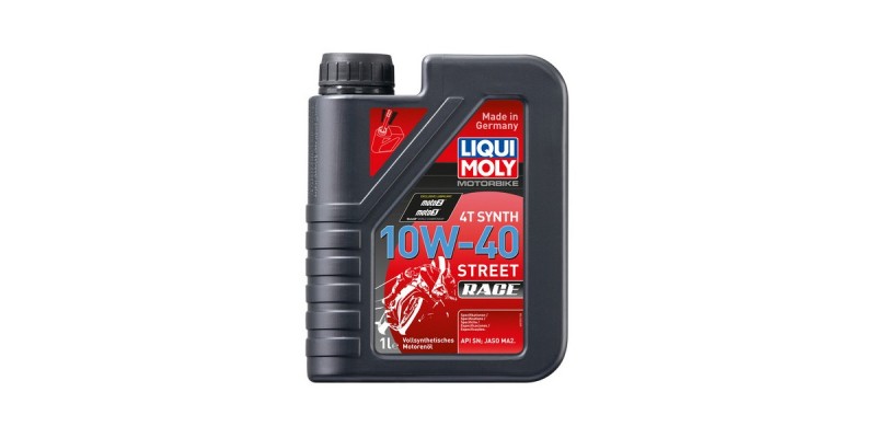 Huile Liqui Moly 4T 100% Synthèse 10W40 Race 4 litres - Moto Vision