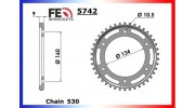 Couronne Acier Honda 1000 CBR / VTR Pas 530