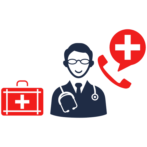 Staff médical et médecin urgentiste